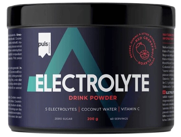 Puls nutrition electrolyte drink 200 g - červený grep