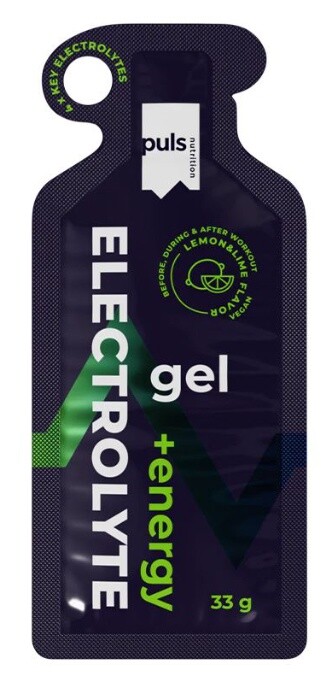 Puls nutrition electrolyte gel 33 g - citron a limetka