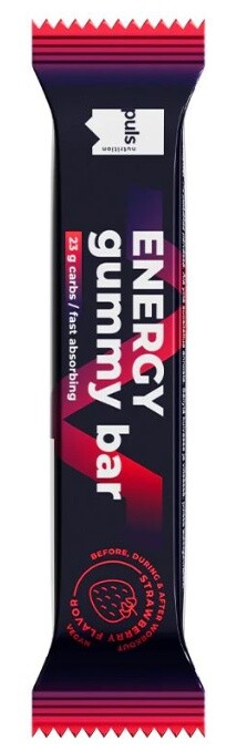 Puls nutrition energy gummy bar 30 g - jahoda