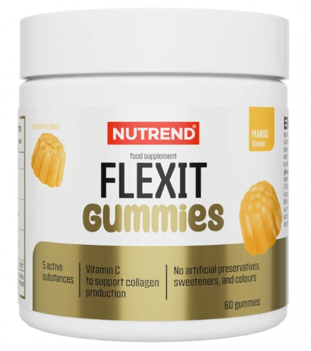Nutrend flexit gummies 60 želé - mango