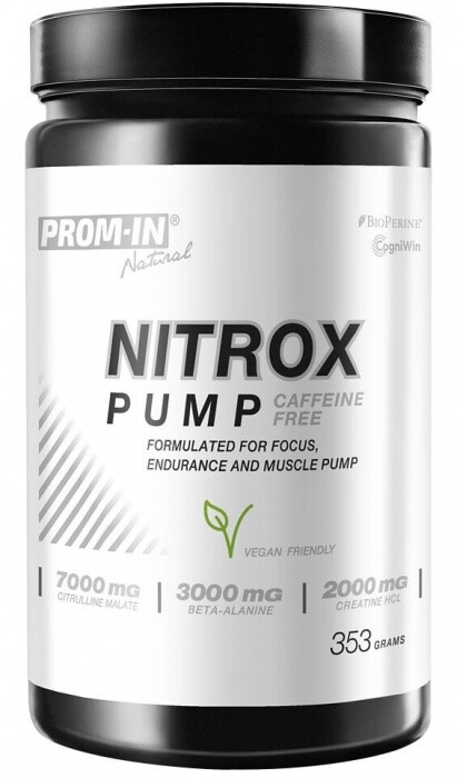 Prom-in nitrox pump caffeine free clean 353 g