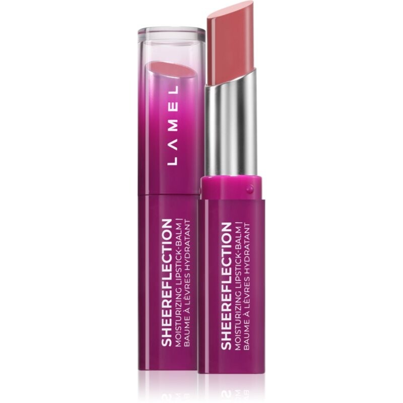 LAMEL SHEEReflection Moisturizing Lipstick-Balm tónujúci balzam na pery s hydratačným účinkom odtieň 01 Rose-Confidence 3.6 g