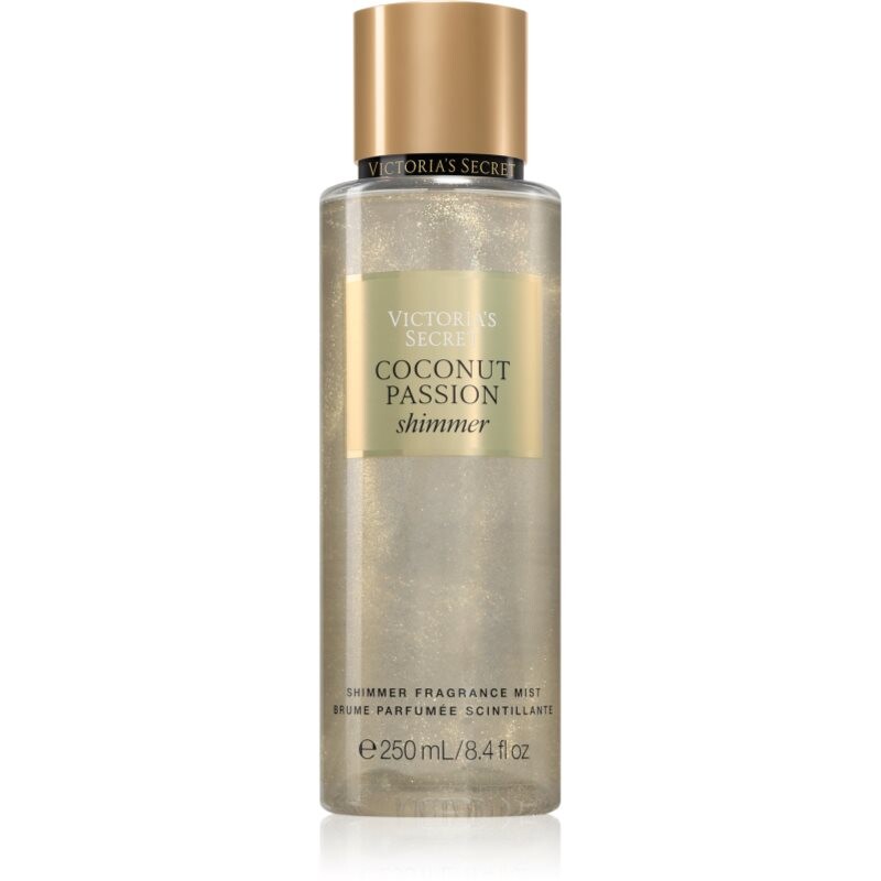 Victoria's Secret Coconut Passion Shimmer telový sprej pre ženy 250 ml