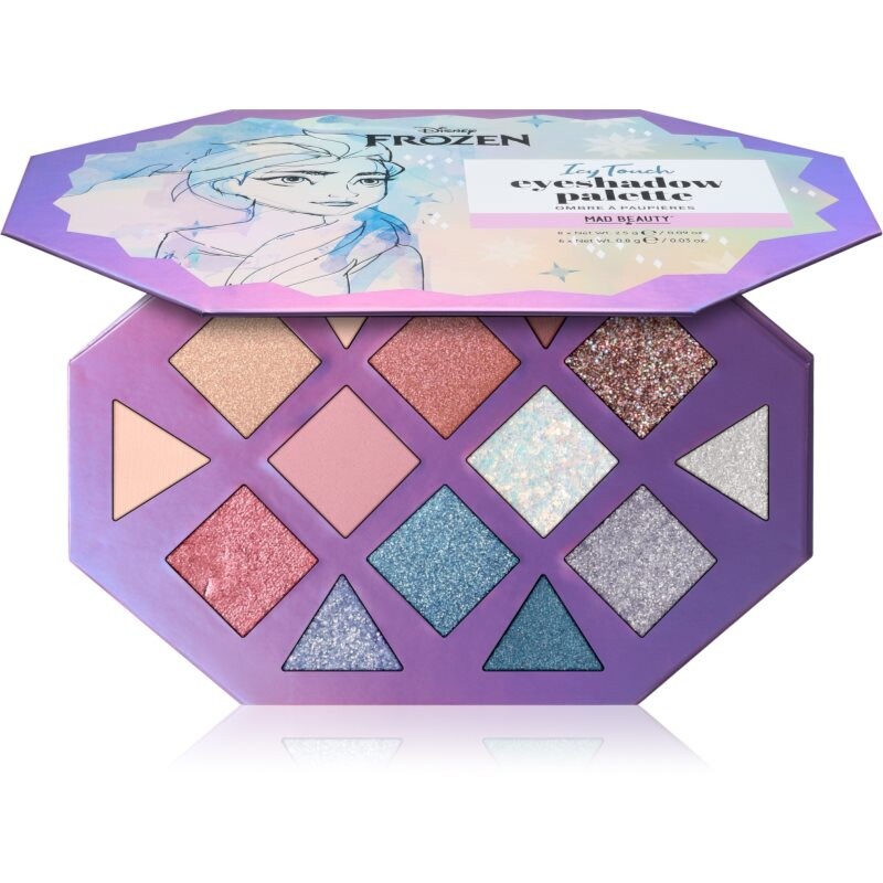 Mad Beauty Frozen Icy Touch paletka očných tieňov 24.8 g