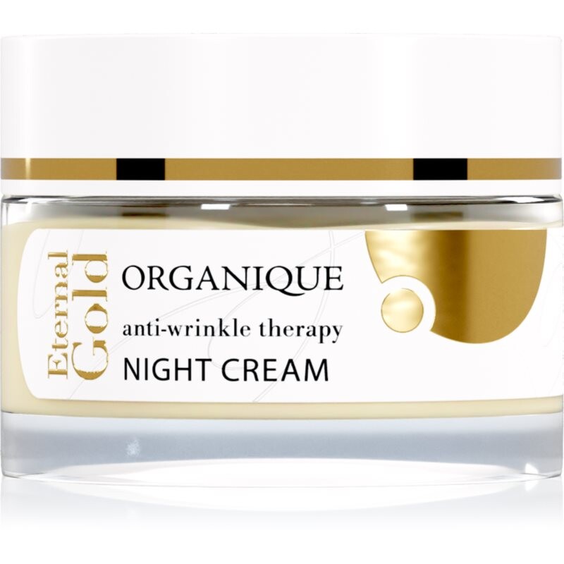 Organique Eternal Gold Anti-Wrinkle Therapy hydratačný nočný krém proti vráskam 50 ml