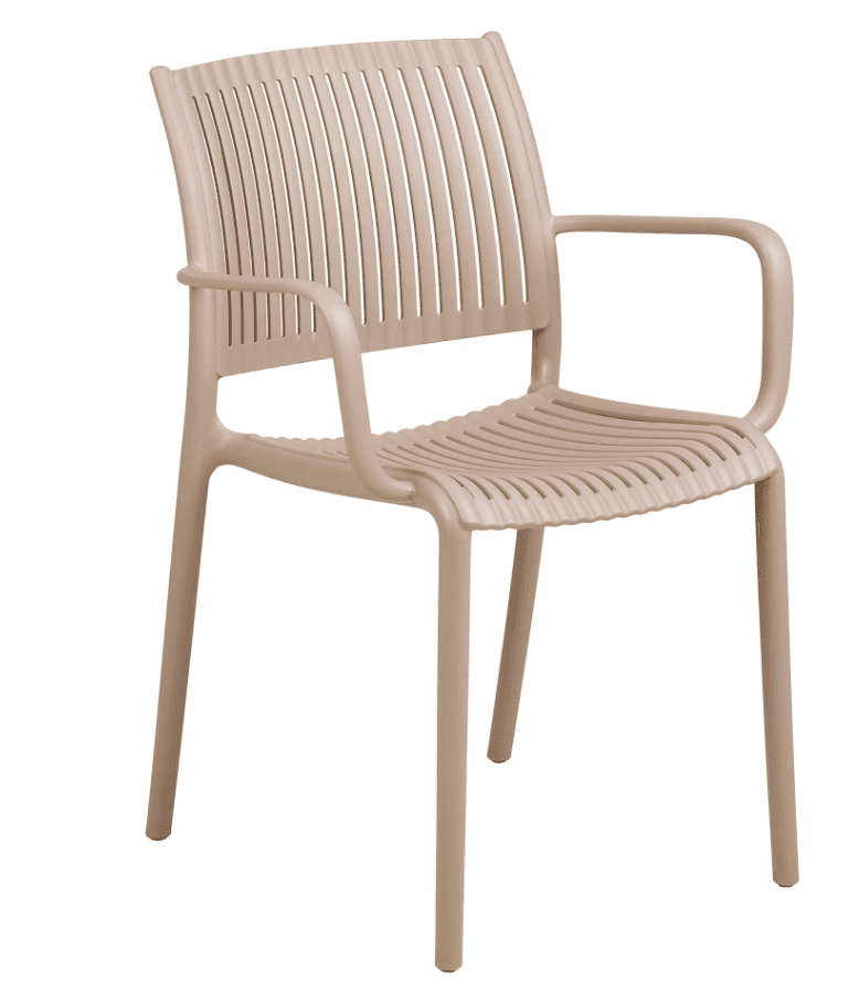 Elvisia Záhradná stolička MANZANO | taupe