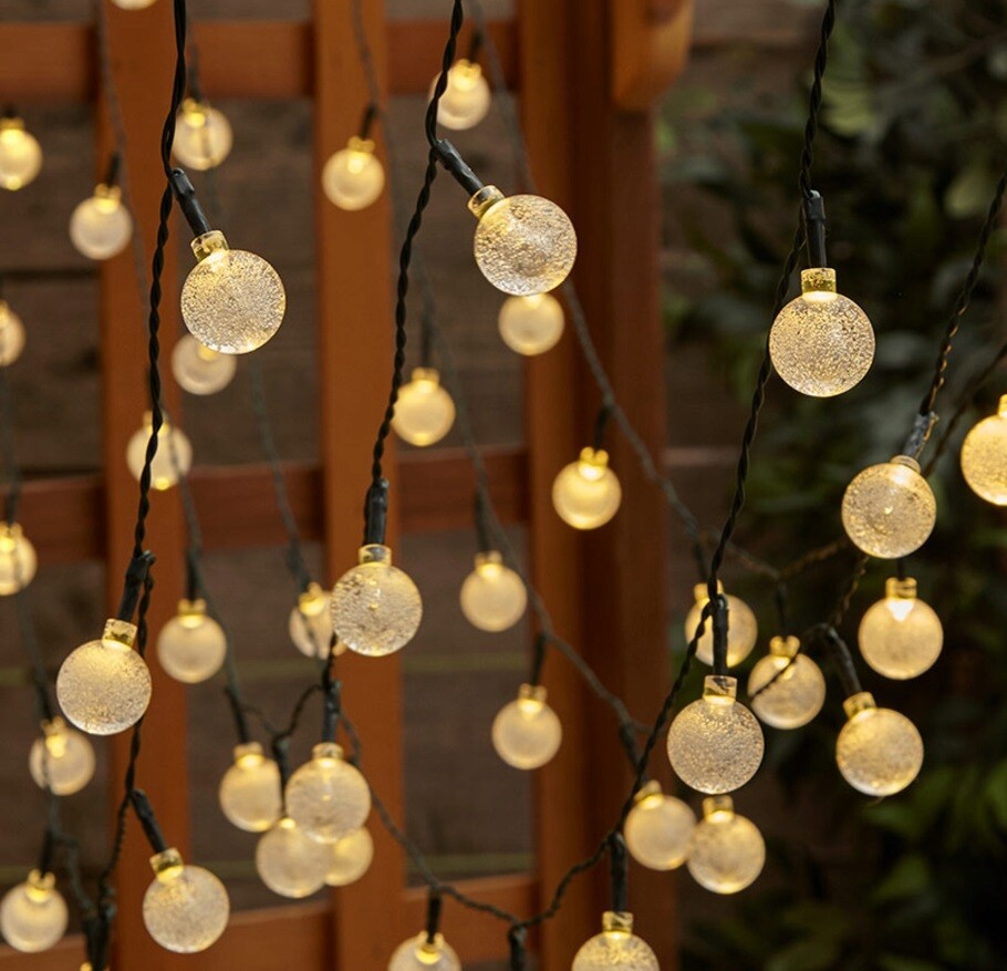 Chomik Záhradná solárna reťaz BUBBLE SOL3774