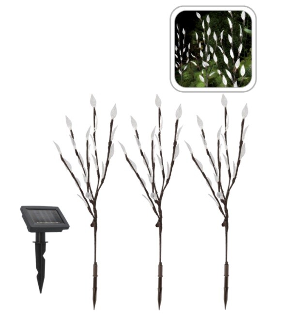 Chomik Záhradná solárna lampa SOL6094 | 3 ks