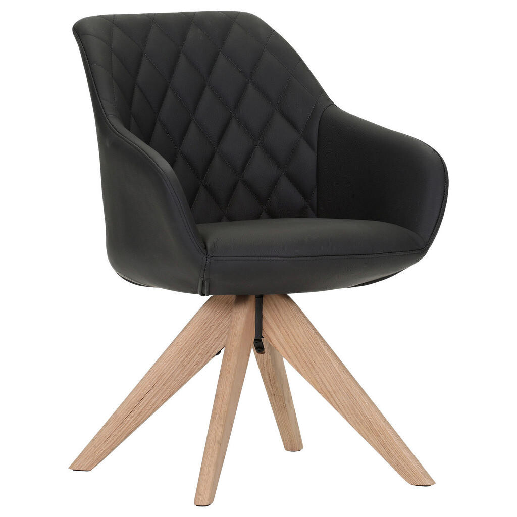 Landscape STOLIČKA S PODRÚČKAMI, čierna