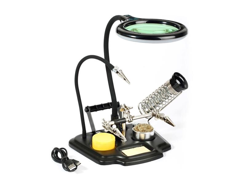 Stolová lupa TIPA ZD-10Y USB + tretia ruka