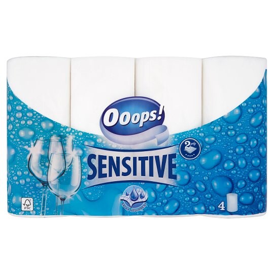 Ooops Ooops! Sensitive kuchynské utierky 4ks