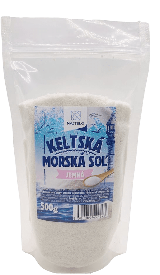 NAJTELO Keltská morská soľ jemná 500 g