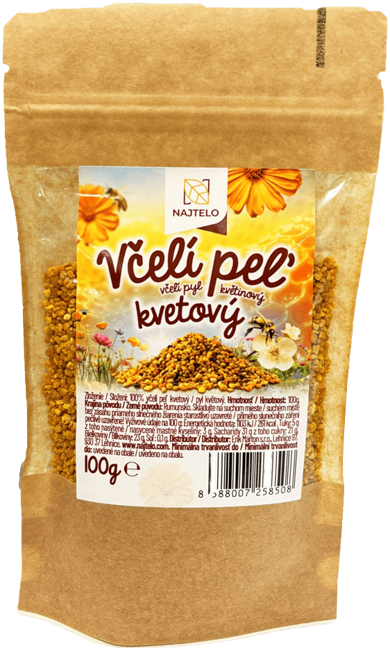 NAJTELO Včelí peľ kvetový 100 g