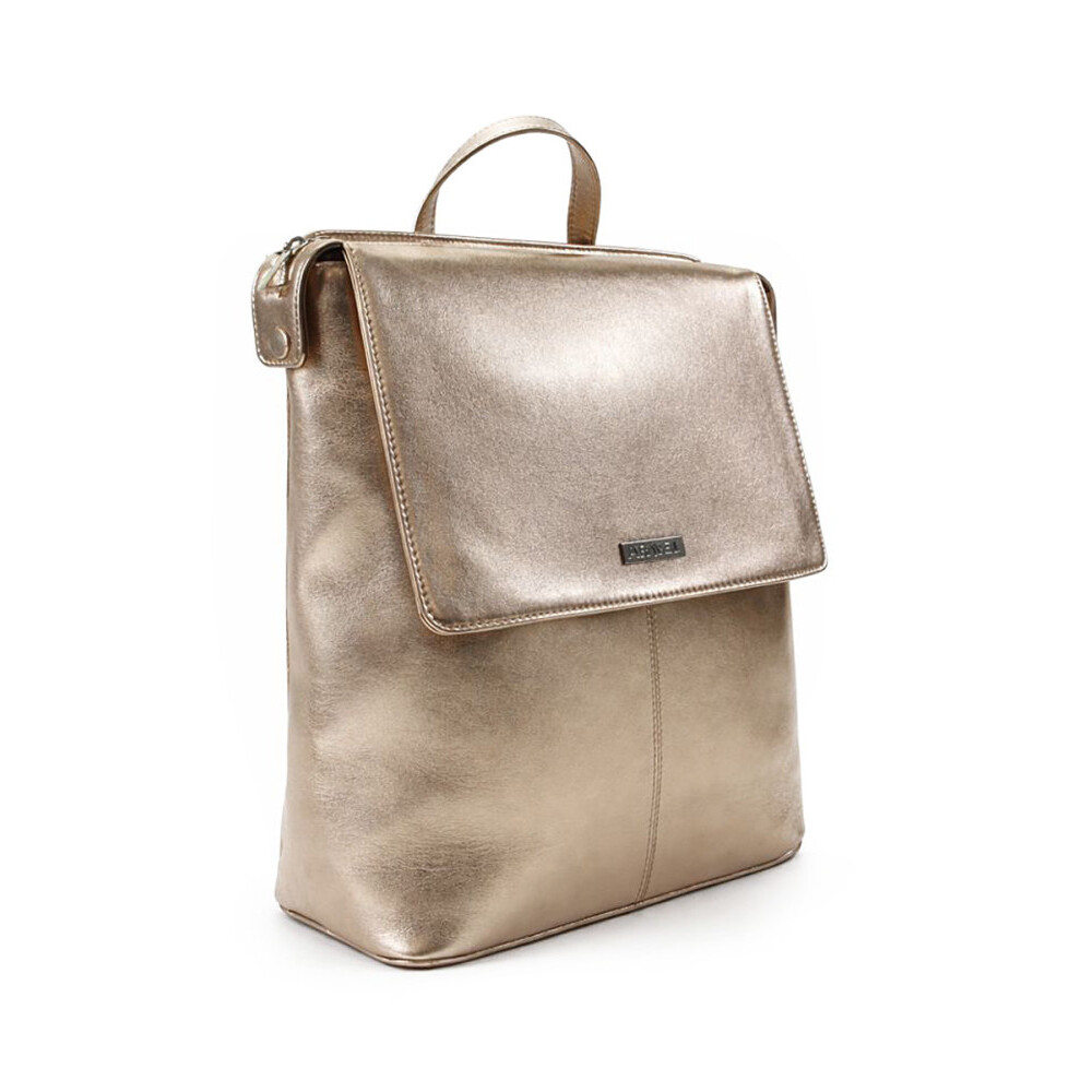 Kožený batoh Arwell 1660 - zlatý