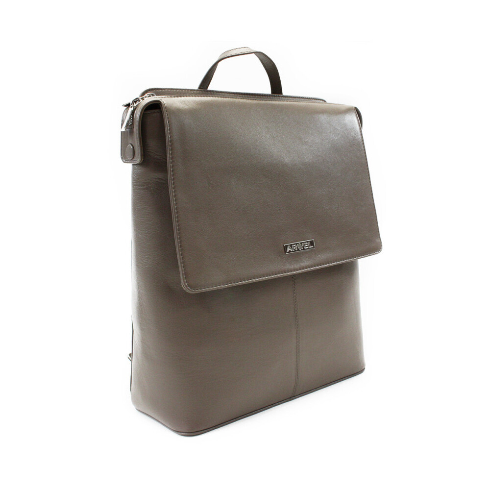 Kožený batoh Arwell 1660 - hnedý