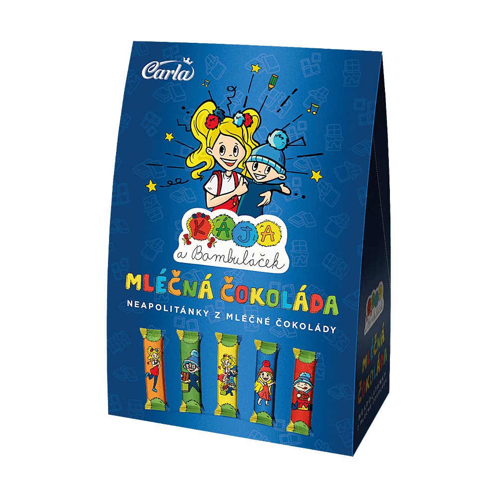 CARLA Kája a Bambuláčik mliečnej čokoládky 25 kusov