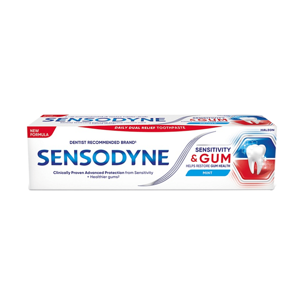 SENSODYNE Sensitivity & Gum zubná pasta 75 ml, poškodený obal