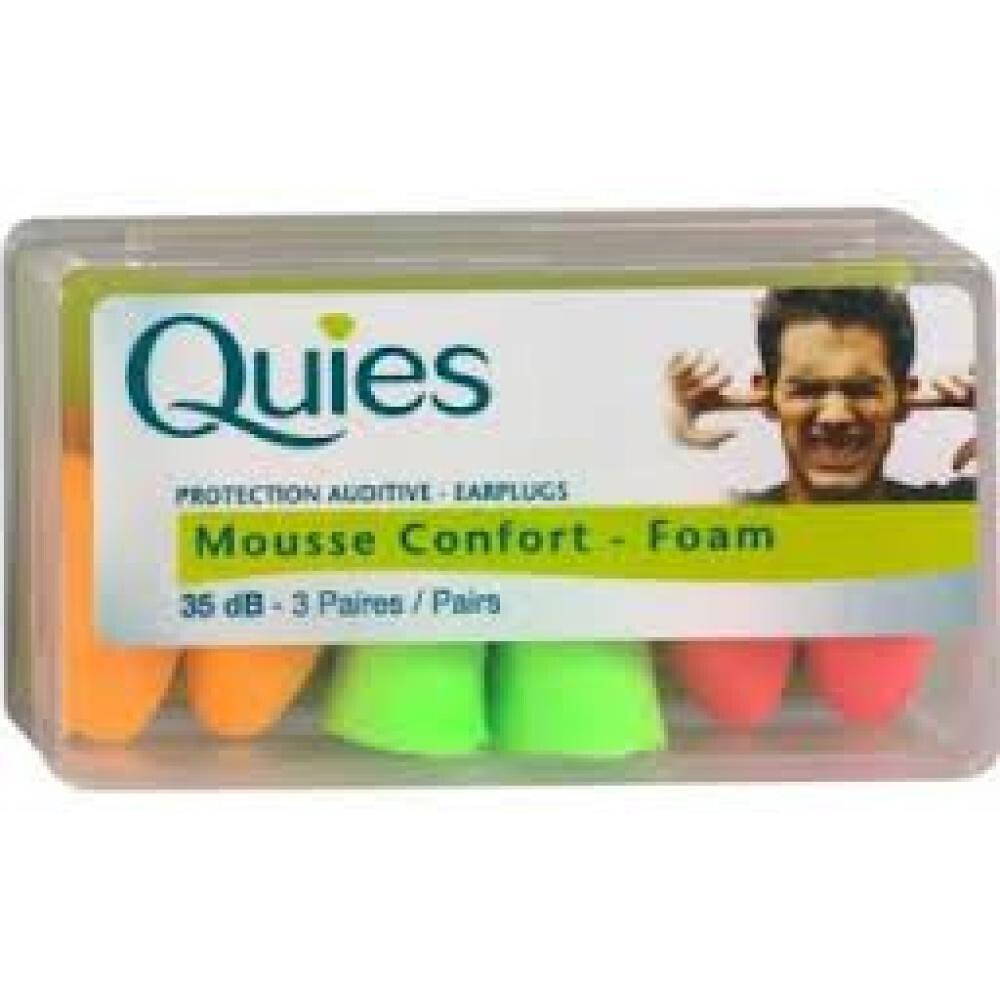 Quies Penové chrániče sluchu (3páry)