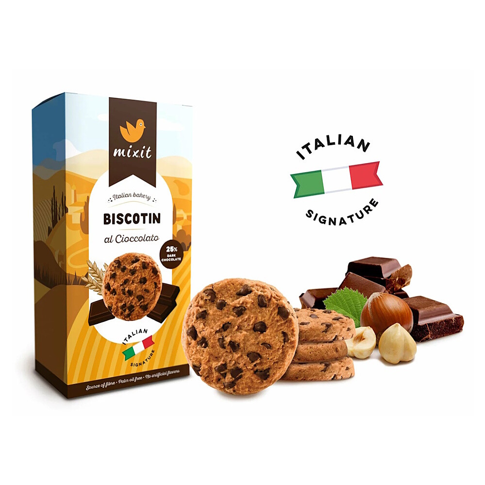MIXIT Italian bakery sušienky biscotti al cioccolato 170 g
