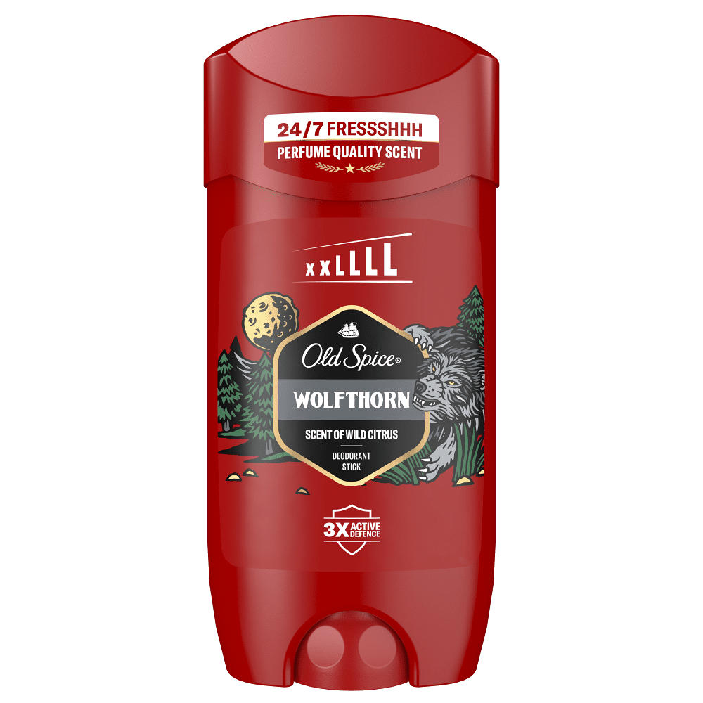 OLD SPICE Tuhý dezodorant WolfThorn XXL 85 ml, poškodený obal