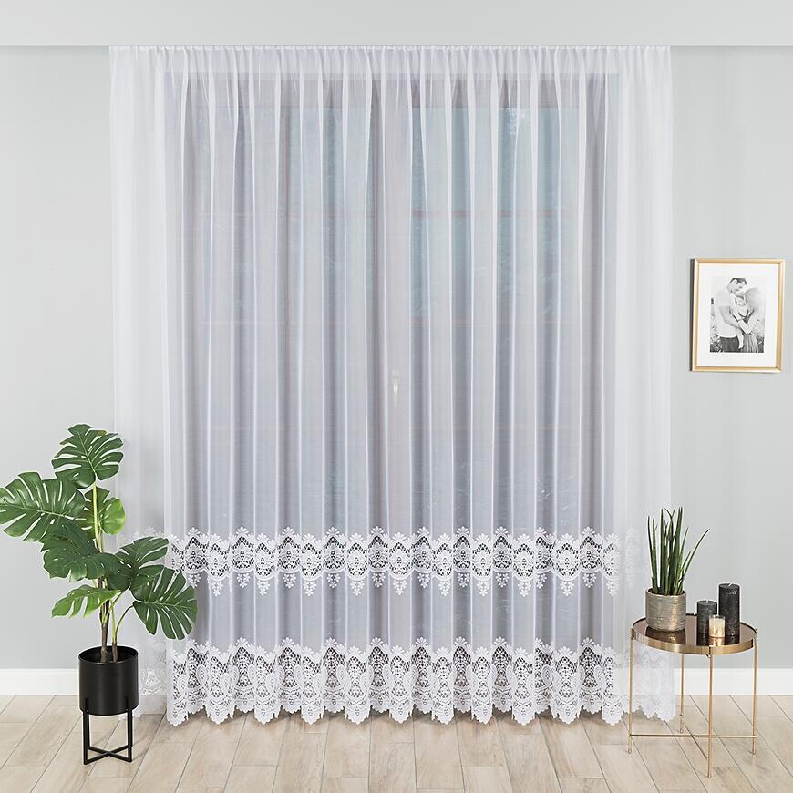 Žakárová záclona 018982/250. Tovar na mieru