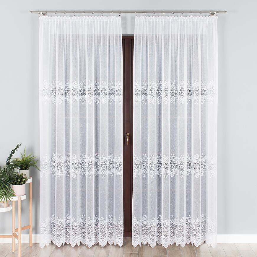 Žakárová záclona 001539/250. Tovar na mieru