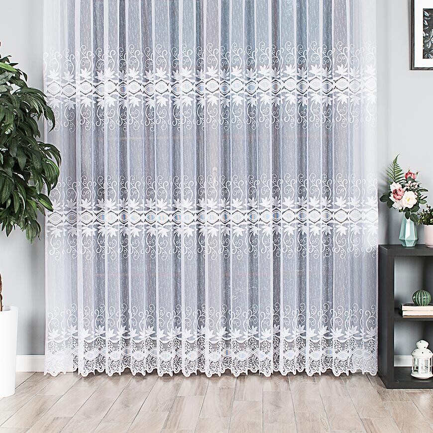 Žakárová záclona 018960/250. Tovar na mieru