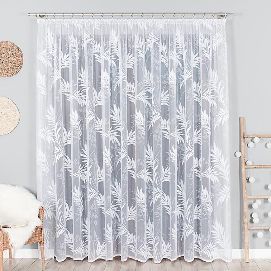 Žakárová záclona 018920/250. Tovar na mieru