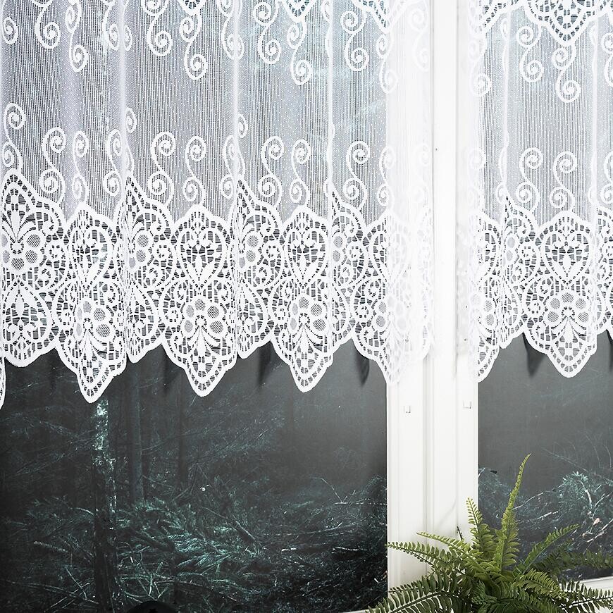 Žakárová záclona 018495/100. Tovar na mieru