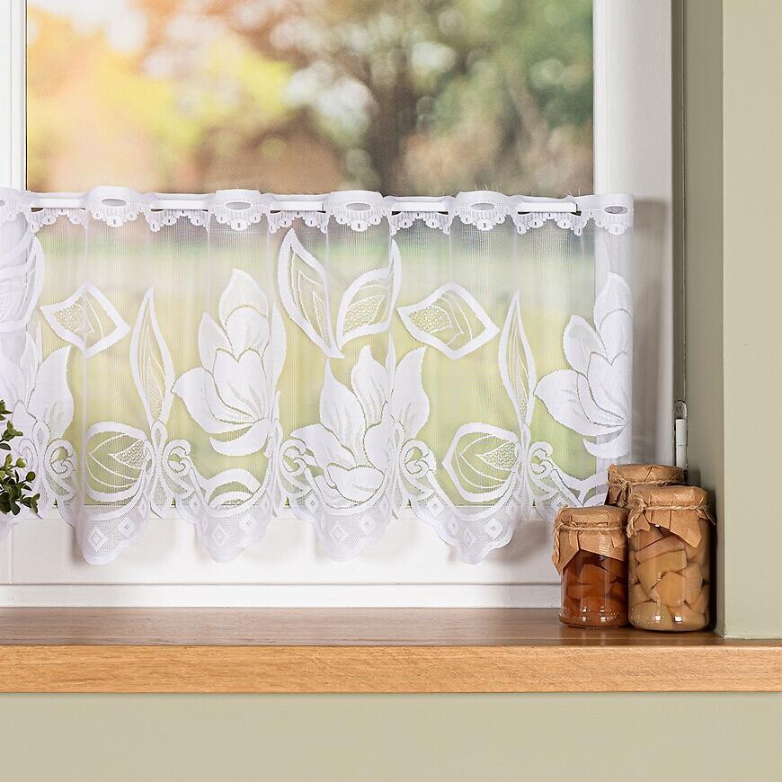 Žakárová záclona 023338/30. Tovar na mieru