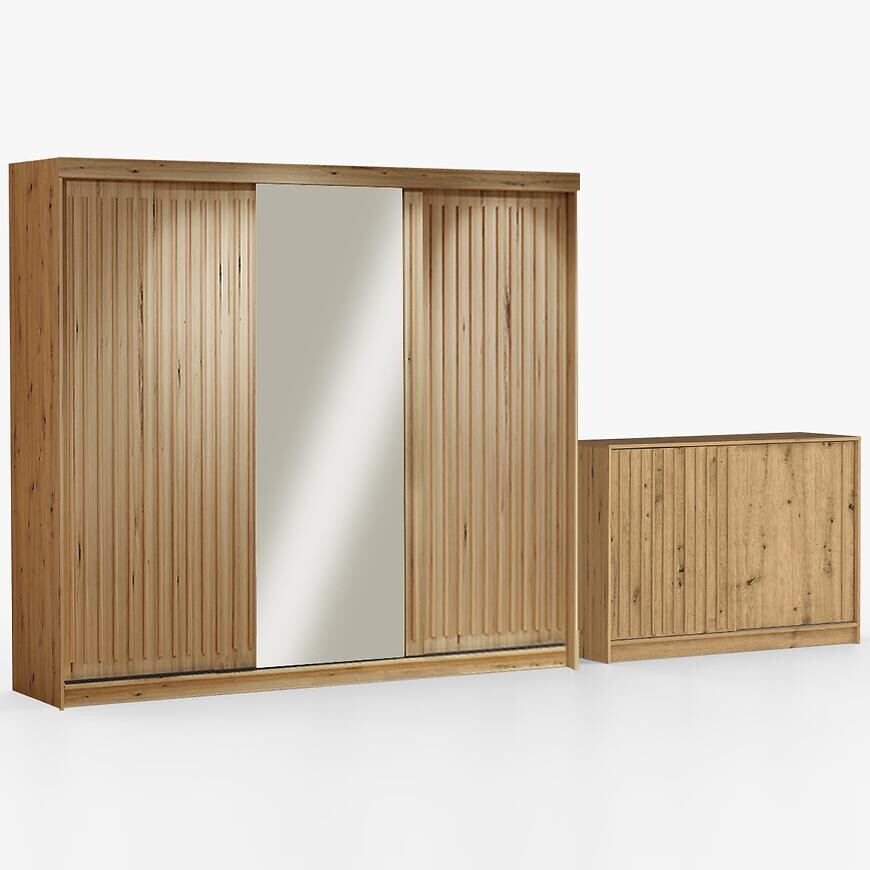 Súprava skriňa Royal 250 wotan + komoda Royal 150