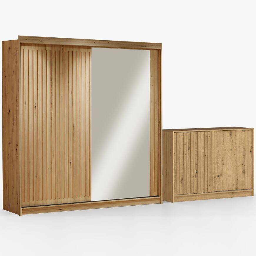 Súprava skriňa Royal 203 wotan + komoda Royal 150