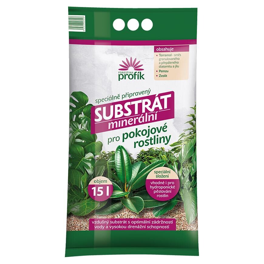 Profík – Minerálny substrát pre izbové rastliny 15 l