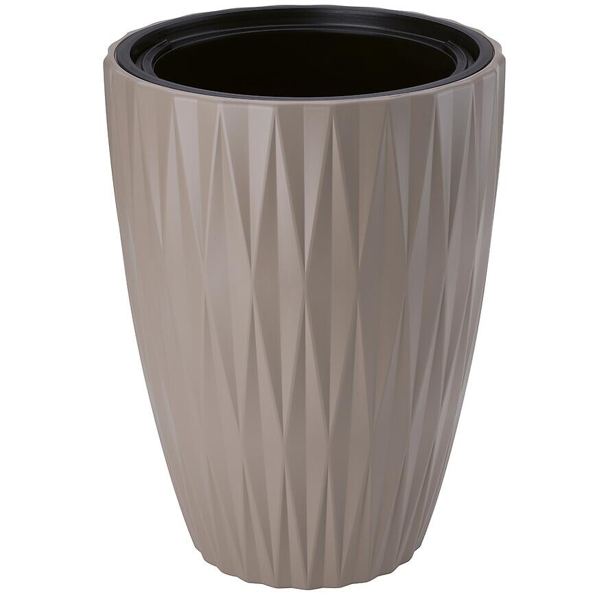 Kvetináč Caro Slim 30 sivý-béžová 5820-051