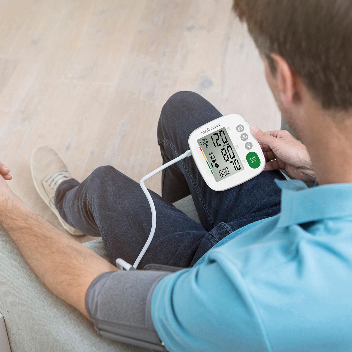 Tlakomer na rameno BUA52A XL s aplikáciou 22-42 cm