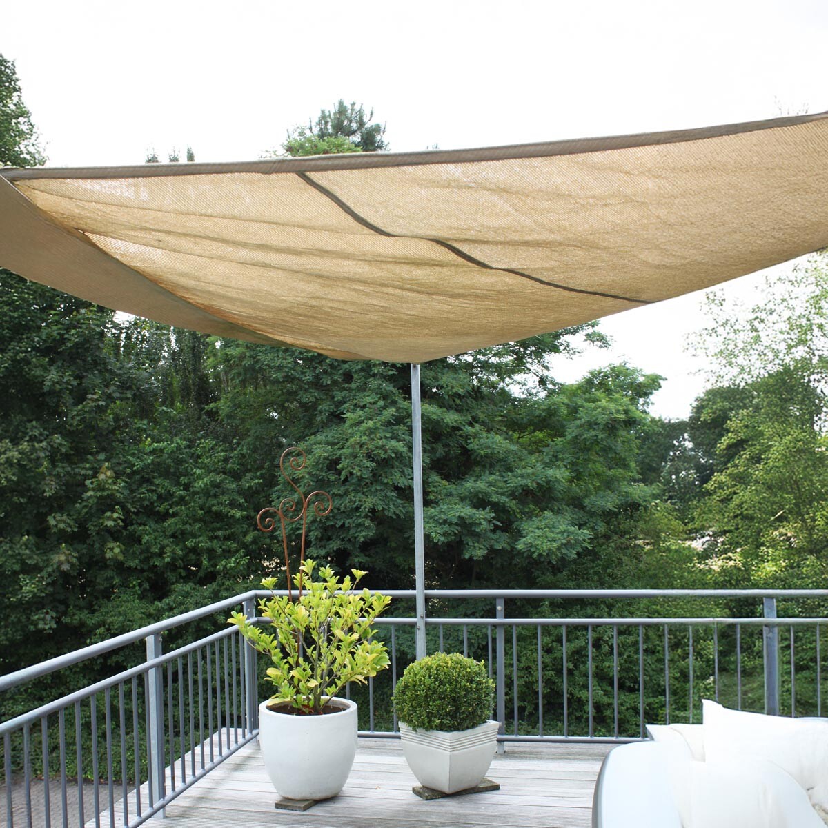 Tieniaca plachta TORINO, béžová, 300 x 300 cm