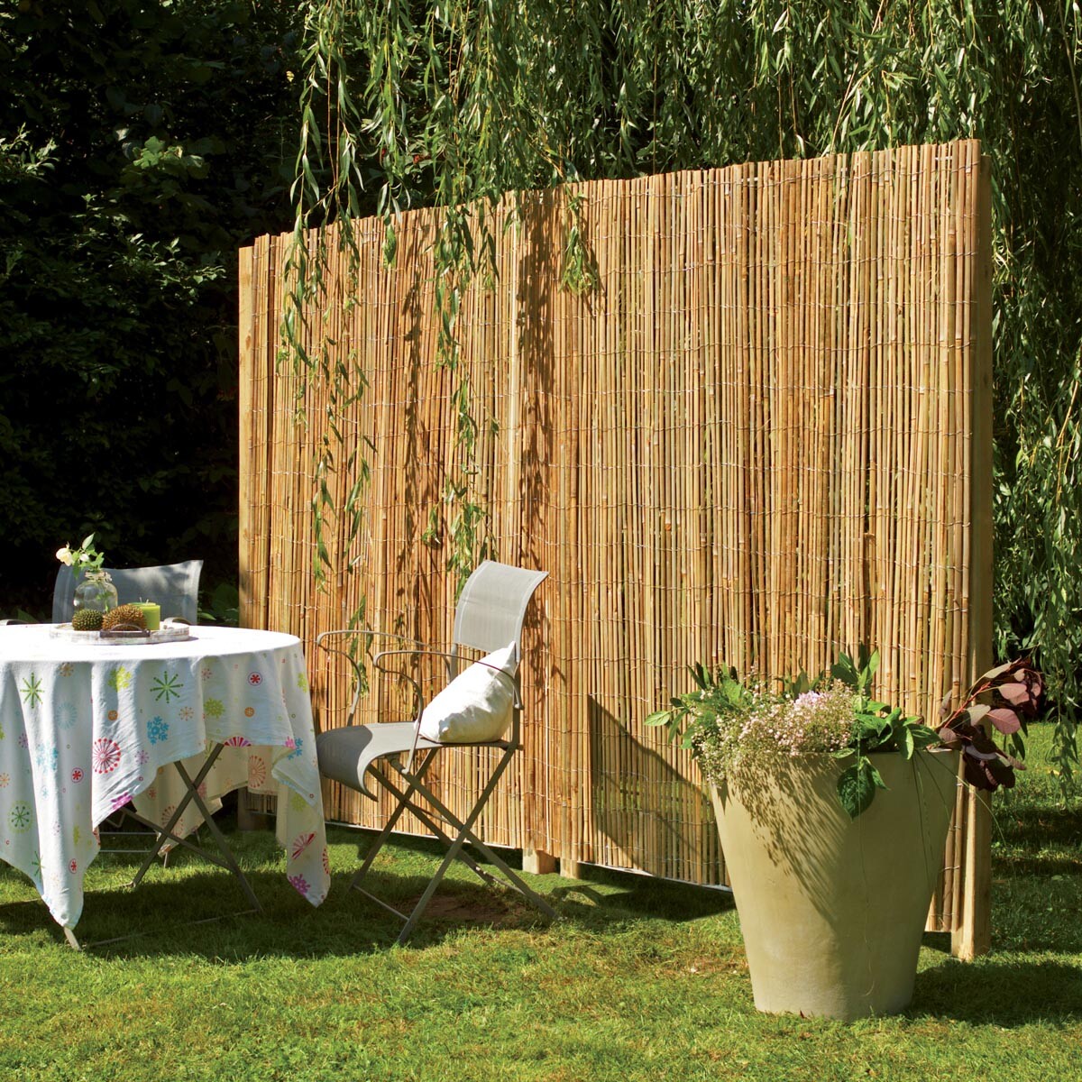 Bambusový plot SHANGHAI, 150 x 300 cm, prírodný