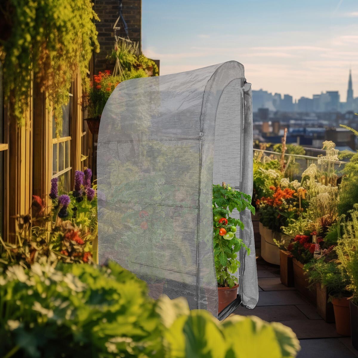 Fóliovník TOMATE, antracitový