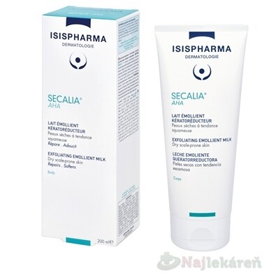 ISIS SECALIA AHA exfoliačné zvláčňujúce telové mlieko 200 ml