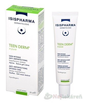 TEEN DERM α-pure starostlivosť proti nedokonalostiam 30 ml