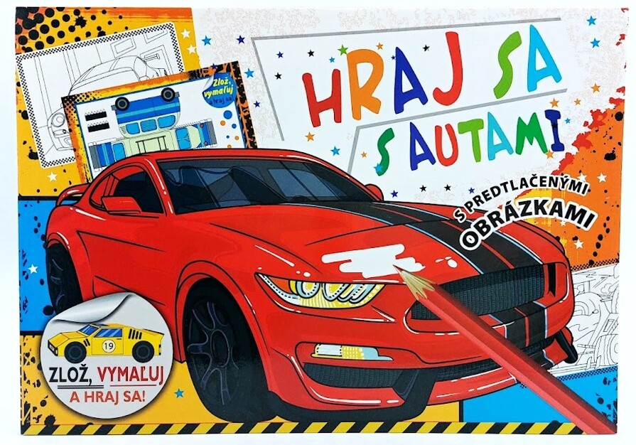 Hraj sa s autami vymaľuj a zlož