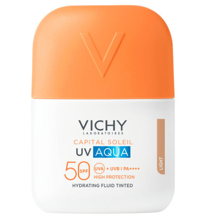 VICHY Capital Soleil UV AQUA fluid SPF 50 Tónovaný light 50ml