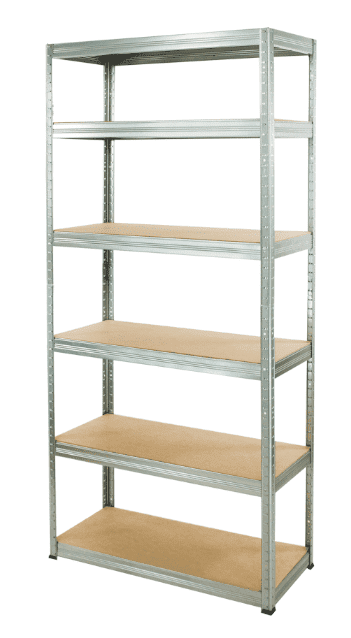 Kovový pozinkovaný regál HWW_213X075X45_6_275