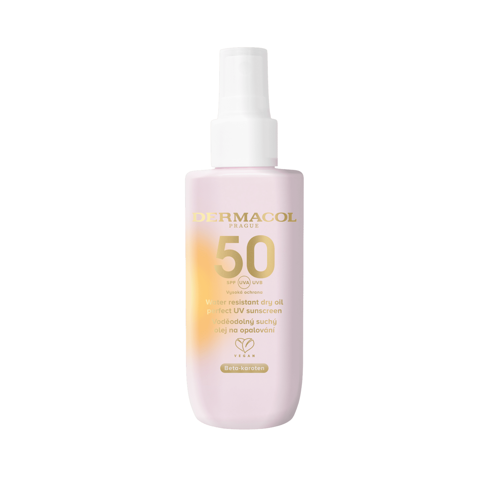 DERMACOL Vodeodolný suchý olej SPF 50 v spreji 150 ml