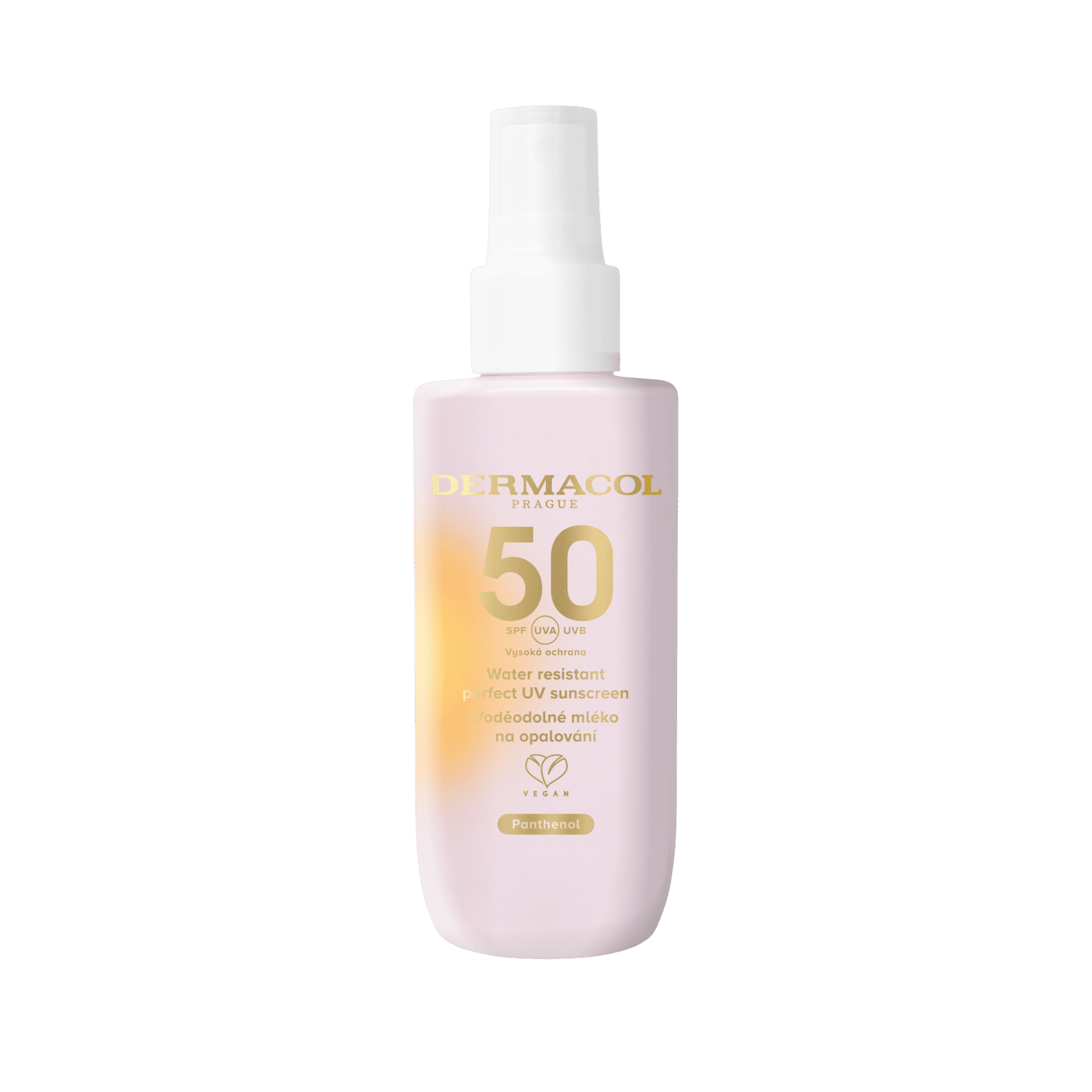 DERMACOL Vodeodolné mlieko na opaľovanie SPF50 v spreji 150 ml