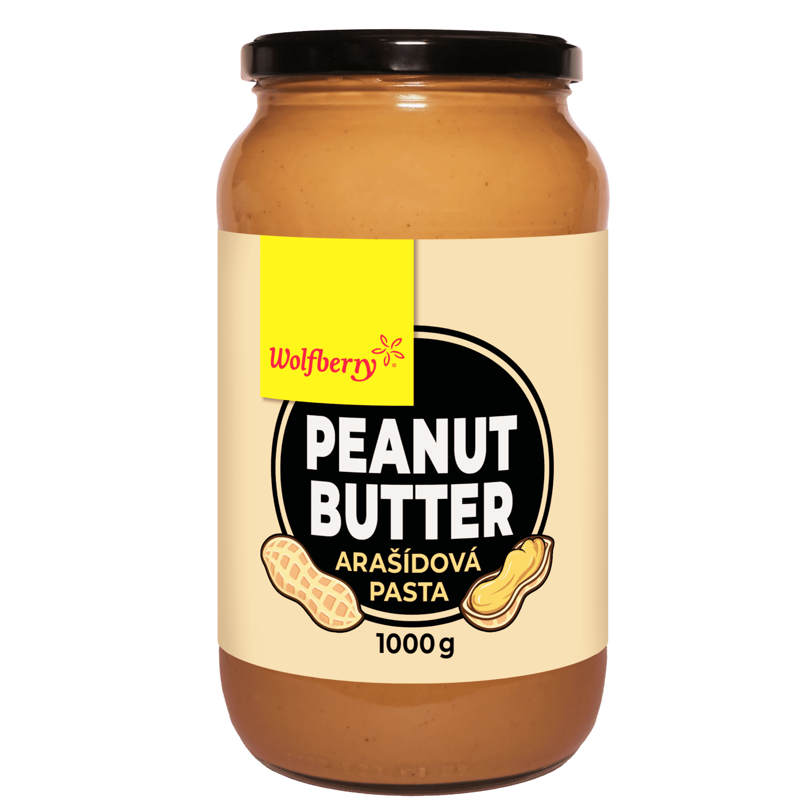 WOLFBERRY Arašidová pasta 1000 g