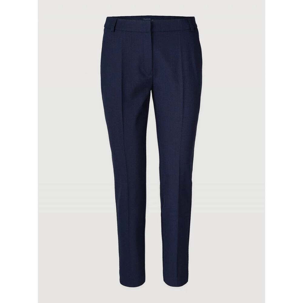 Dámske svetlohnedé elegantné nohavice úzkeho strihu 19638