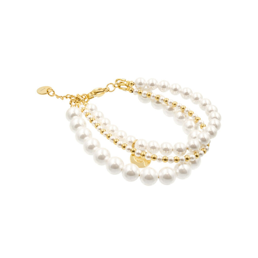 Originálny pozlátený náramok z perál shell 19702