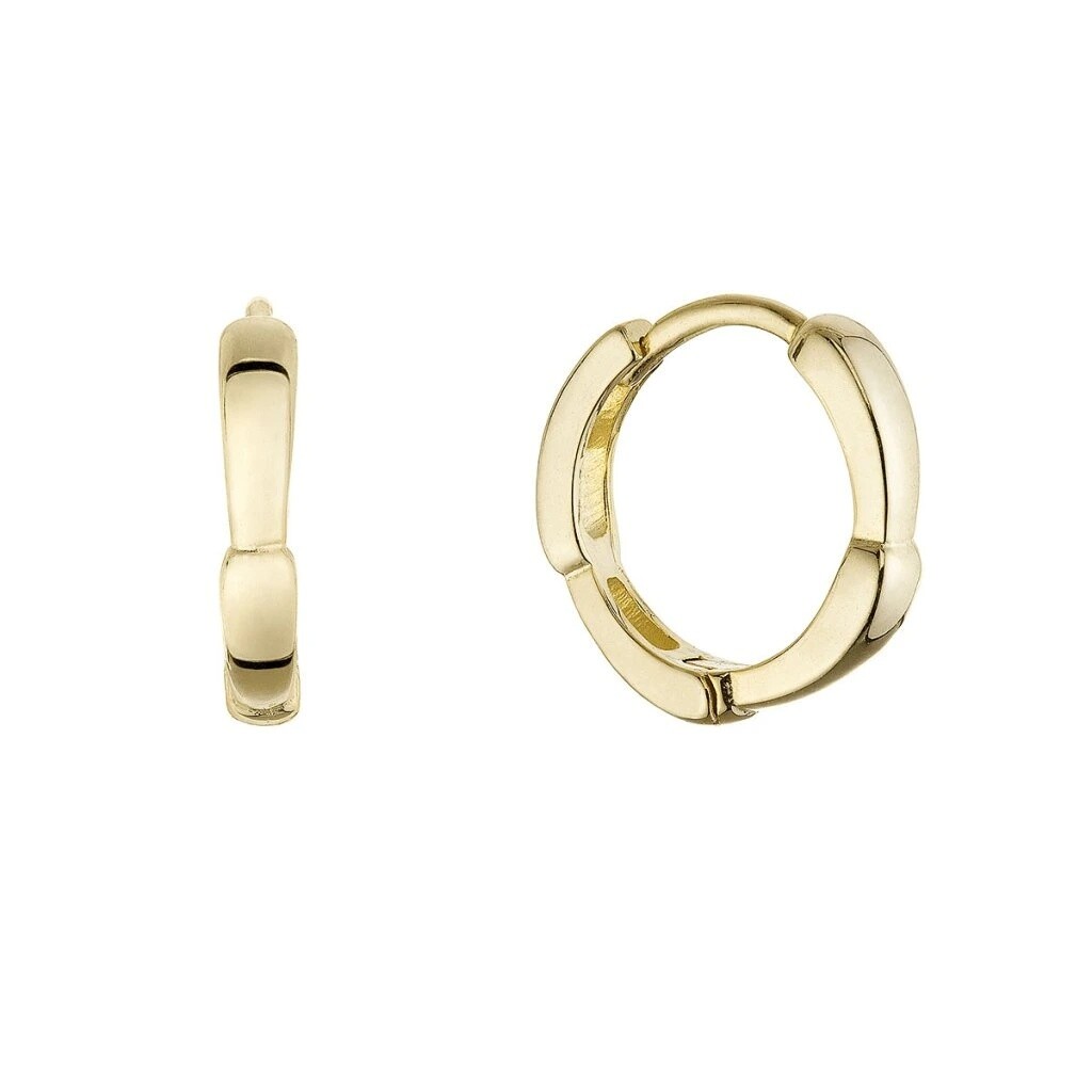 Evolution Group Elegantné pozlátené kruhy 61158