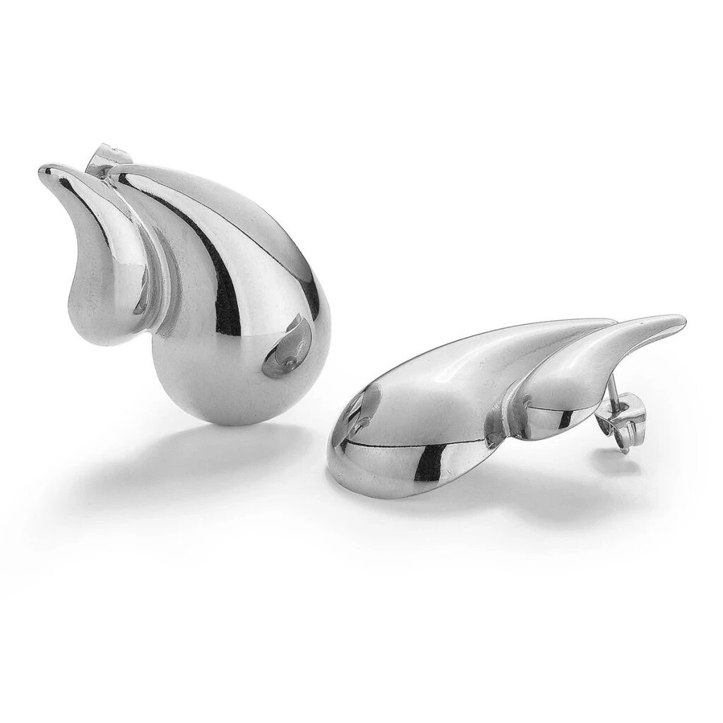 Evolution Group Visiace oceľové náušnice Kvapky ZETHEA